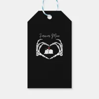 Mine, Valentines Day Classic - Skeleton Hands Hear Gift Tags