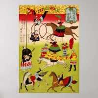 Big French circus on the grounds of Shokonsha Poster