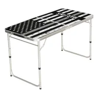 Thin Gray Line American Flag Correctional Officer Beer Pong Table