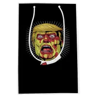 Trumpkin Retro Halloween   Medium Gift Bag