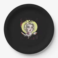 Till Death Do Us Part Classic – Vintage Gothic Rom Paper Plates