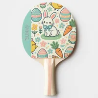 Easter Bunny Ping Pong Paddle