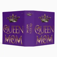 Queen Mom 3 Ring Binder