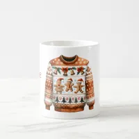 1st Place Winner Ugly Sweater Contest Gingerbread Coffee Mug