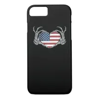 American Flag Heart Classic Design iPhone 8/7 Case