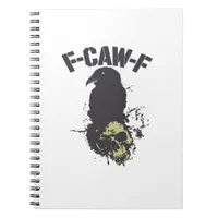 Funny F-Caw-F Crow Vintage Humor Essential Creativ Notebook