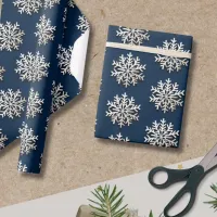 Elegant Snowflake Wrapping Paper