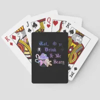 Eat Drink And Be Scary Hexmas Cool Unique Style Poker Cards