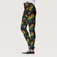 Rainbow Hearts Leggings