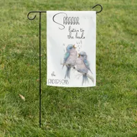  Quiet Zone Whimsical Singing Baby Bluebirds Garden Flag
