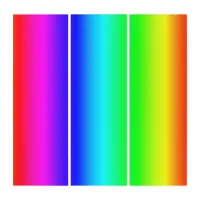 Multicolored Vertical Stripes Triptych Wall Art