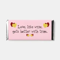 Love Like Wine Valentine Hershey Bar Favors