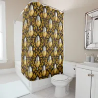 Regal Gold Acorn – Luxurious Royal Design  Shower Curtain