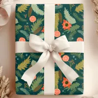 Elegant Poinsettia Holiday Wrapping Paper