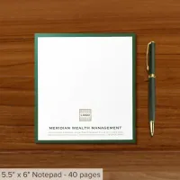 Elegant Custom Notepad with Logo