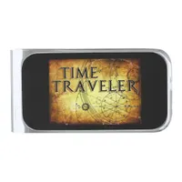 Time Traveler Silver Finish Money Clip