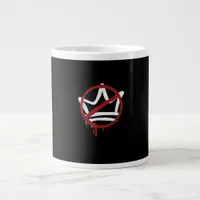 No Kings In America Since 1776 Minimal Clean Giant Coffee Mug