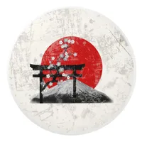 Flag and Symbols of Japan ID153 Ceramic Knob