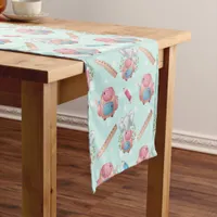 Back to School Elephant Pattern Short Table Runner