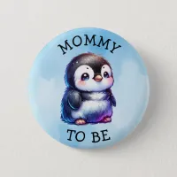 Mommy to be | Arctic Animals Winter Baby Shower Button