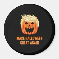 Make Halloween Great Again Funny Trumpkin – Basic  Magnet