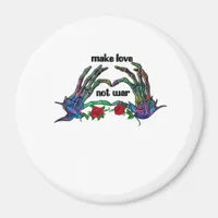 Skeleton Hand Heart Design Magnet