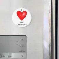 I Love My Cheesecake Magnet