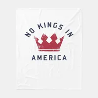 No Kings In America Anti Fascism USA Classic Fleece Blanket