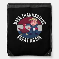 Make Thanksgiving Great Again Trumpkin – Classic P Drawstring Bag
