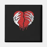 Skeleton Hands Hearts Classic Trending Magnet