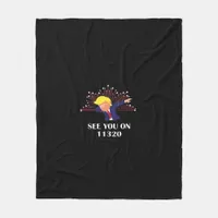 Funny Dabbing See 11320 Design Graphic Fleece Blanket