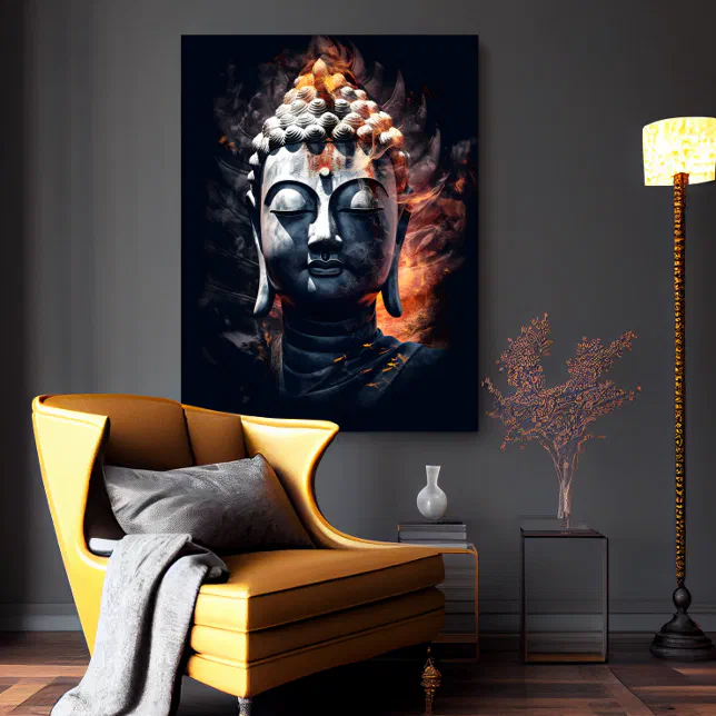 Portrait of Buddha | Digital Art Poster