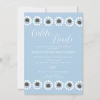 Cielito Lindo Mexican Blue Boy Baby Shower Invitation