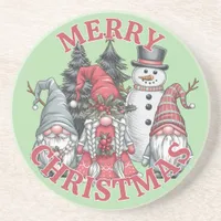 Christmas Gnomes Coaster