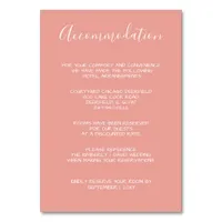 Monogram Crest Gold Blush Wedding enclosure cards