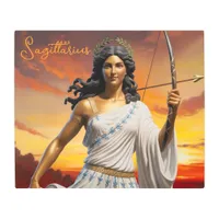 Sagittarius The Archer Greek Goddess Metal Print