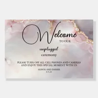 Exotic Blush  Marbled Opal Foam Board