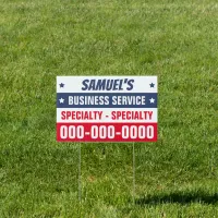 12” x 18” Patriotic Small Business Yard Sign