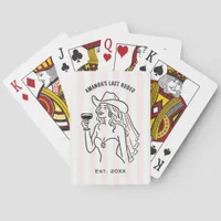 Last Rodeo Nashville Cowgirl Bachelorette Poker Cards