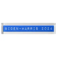 Biden-Harris 2024 Retro  Desk Name Plate