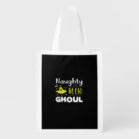 Naughty Little Ghoul Grocery Bag