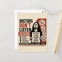 Stop the Medical Gaslighting Postcard