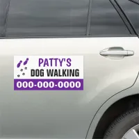 10” x 20” Dog Walking Car Magnet