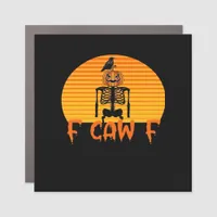 F-Caw-F Crow Classic Aesthetic Casual Car Magnet