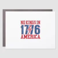 No Kings In America We The People Vintage Car Magnet