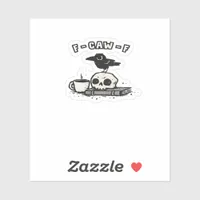 F-Caw-F Classic Cool Unique Sticker