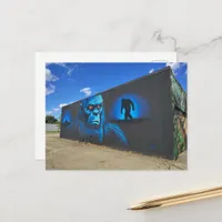 Sasquatch in Blue Postcard