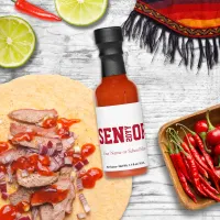 Red Senior Graduation Block Letter Class of 2023 Hot Sauces