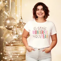 Vintage Christmas It's the Most Wonderful Time Plus Size T-Shirt