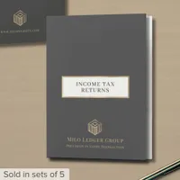 Custom Accounting Tax Folders